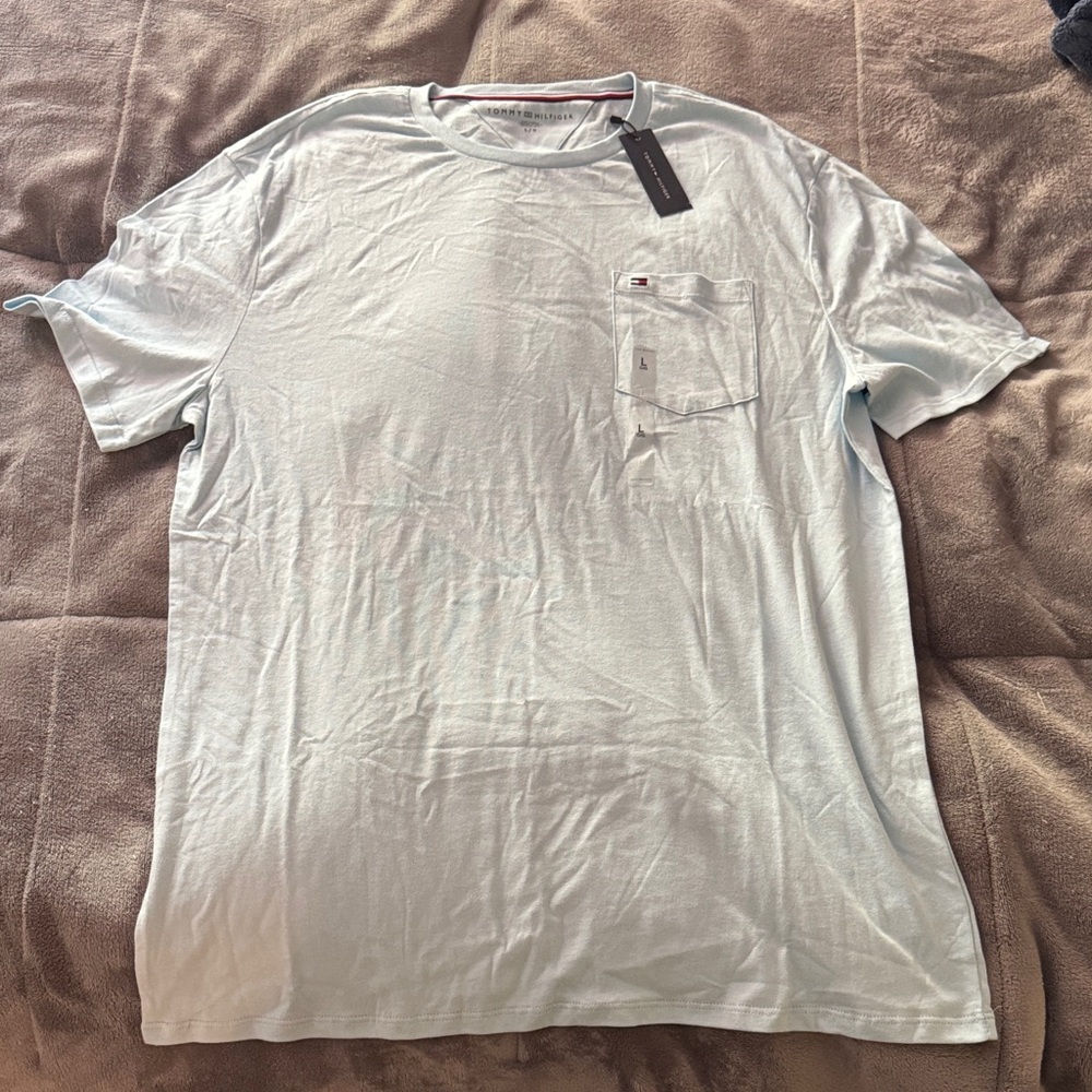Tommy Hilfiger Light Blue Short Sleeve Tee